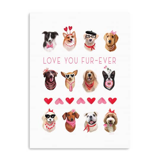 Love You Fur-ever Canvas Giclée Art